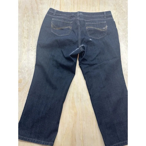 Womens Blue Jeans Charter Club Size 20W Petite Classic Straight Plus Sz - Picture 4 of 5
